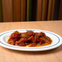 Pimientos riojanos en tiras